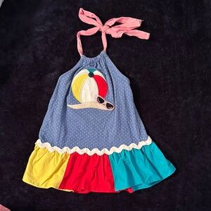Colorful Tunic with Beach Ball Design 3T